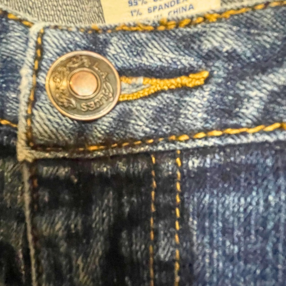 L.A. Blues Rodeo 6 (22/24) Short Jeans PRELOVED 42” waist length 40” - Picture 3 of 11